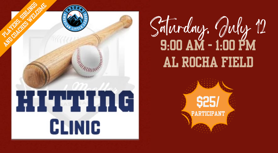 Register for the 2025 hitting clinic today!