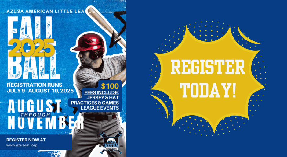 Fall Ball Registration is Live!